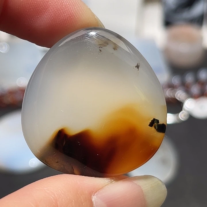 玛瑙/玉髓未镶嵌吊坠(不含链)