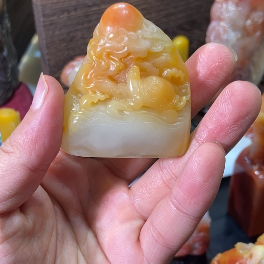 寿山石印石老挝石