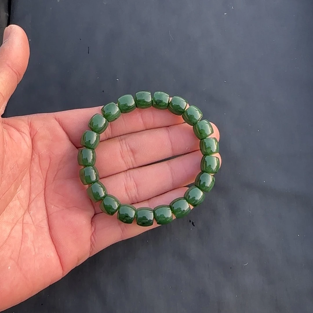 【闪购商品】和田玉手串未镶嵌碧玉手串