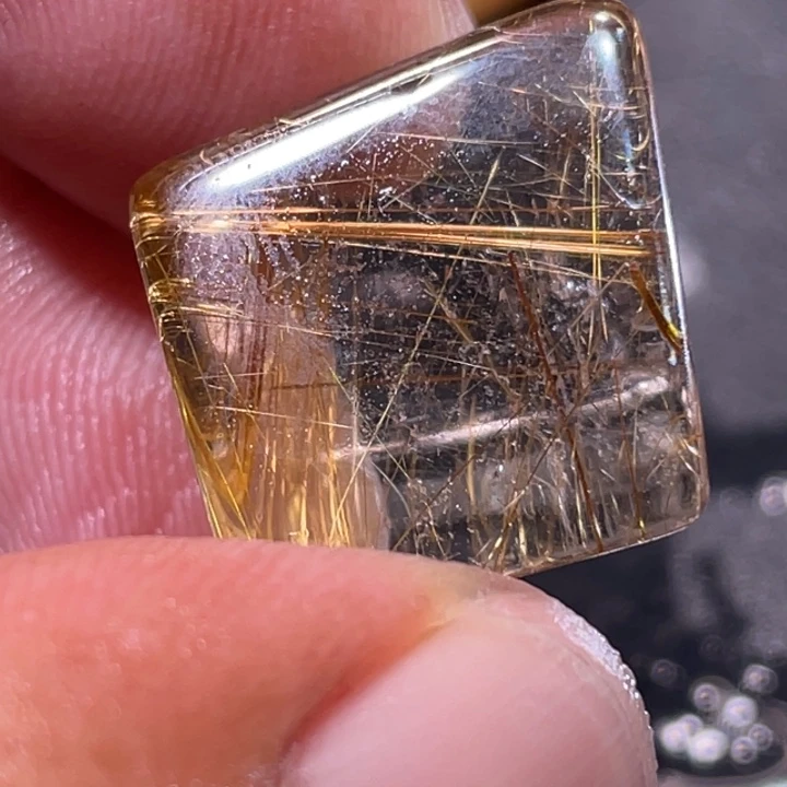 离***星颈饰未镶嵌发晶钛晶