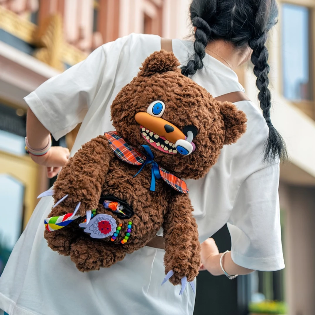 环球影城正品周边代购万圣节限定哈觅熊背包