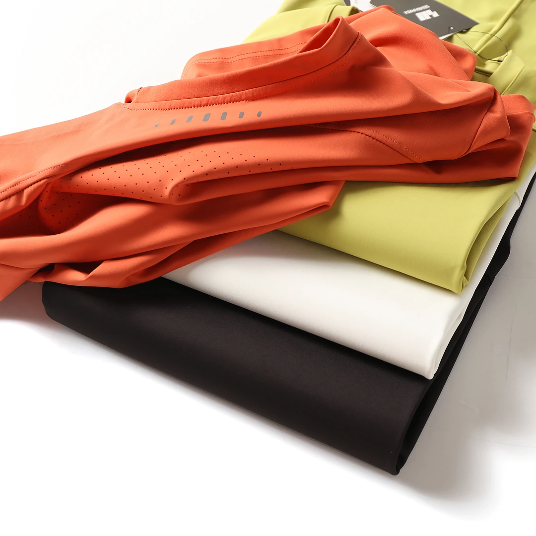 后背激光冲孔+3M反光！男士夏季户外运动跑步速干冰感休闲短袖T恤