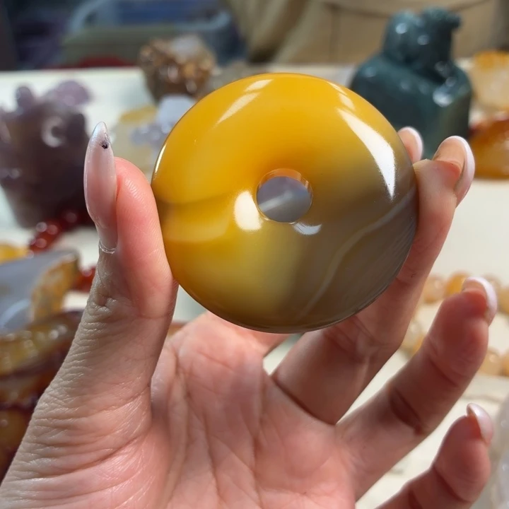 玛瑙/玉髓未镶嵌吊坠(不含链)