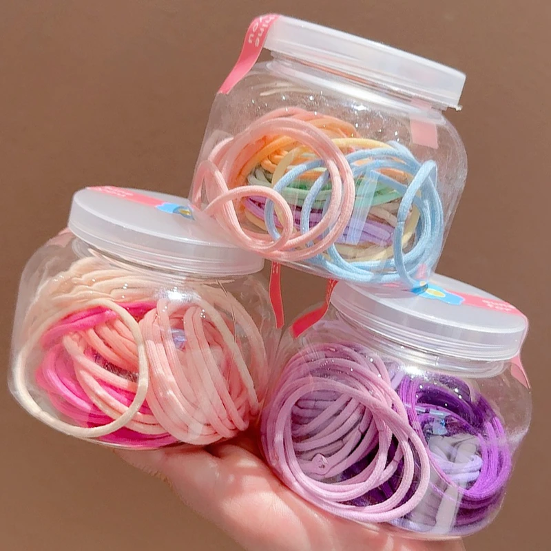 儿童简约头绳不伤发皮筋女中大童高弹力发圈皮套学生扎高马尾发饰