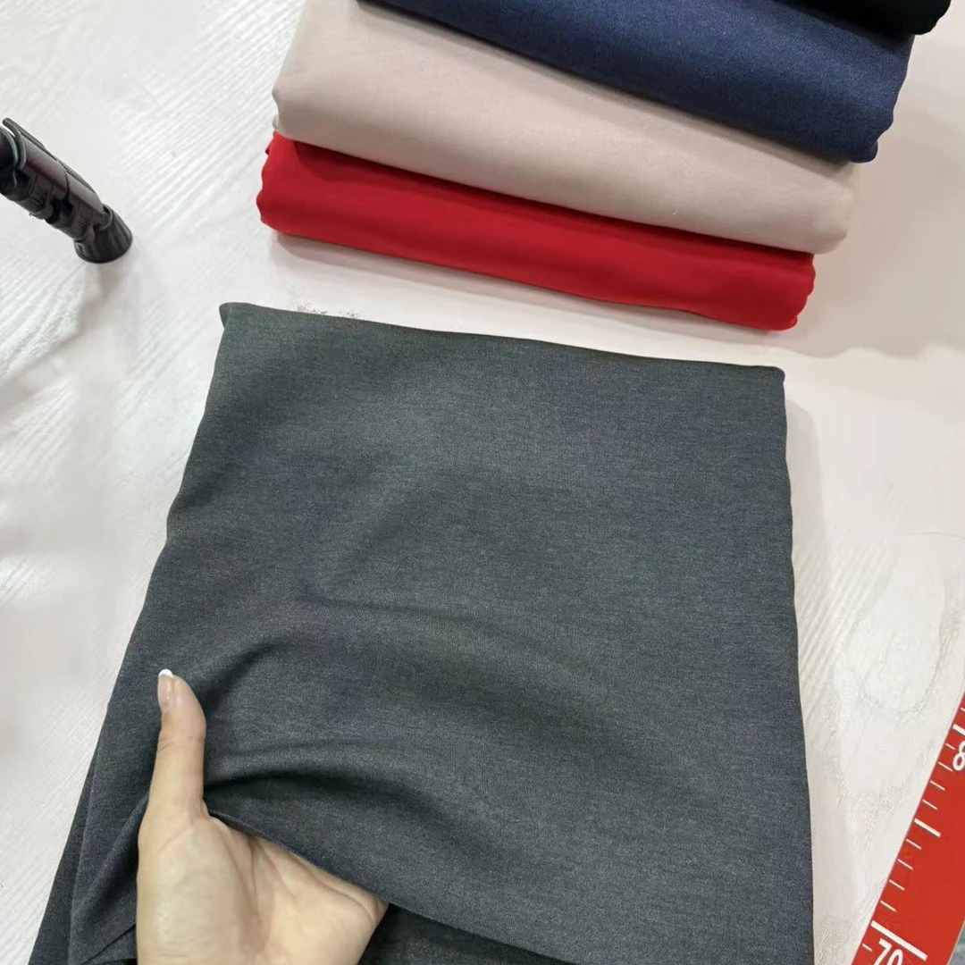 布料深灰色曼妮小芬自发热奥绒1-1.2-1.5米多拍连裁