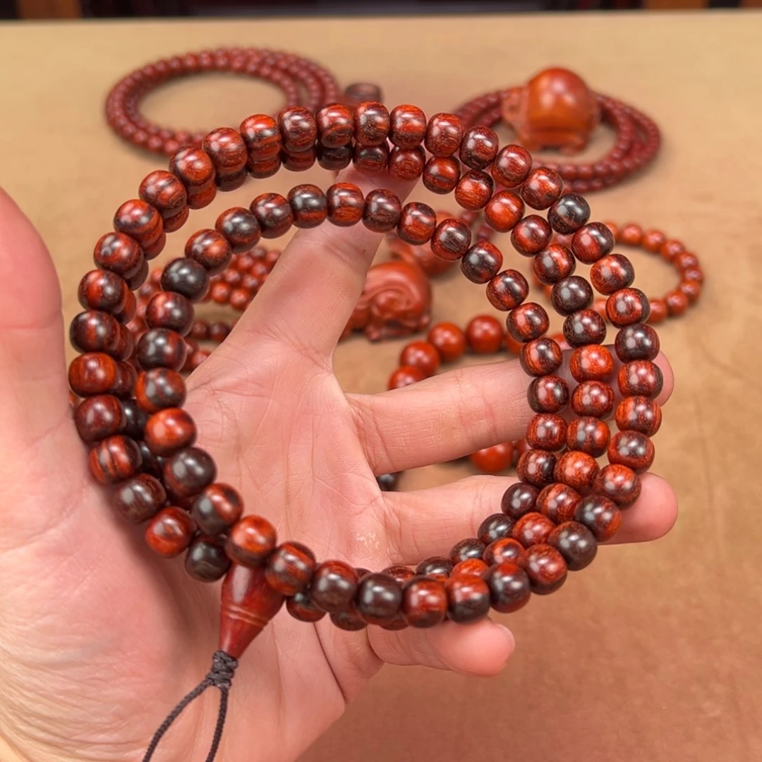 檀香紫檀（小叶紫檀）手串/手链9x10老型108，580