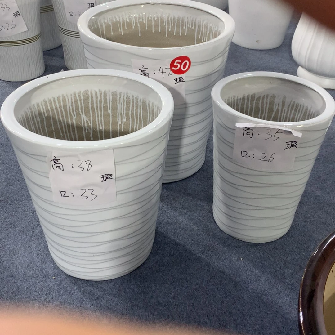 高温陶瓷花盆微瑕