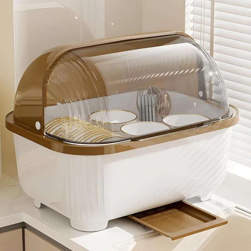 碗碟收纳架碗筷厨房入住新家必需品实用厨房收纳碗柜置物架餐具