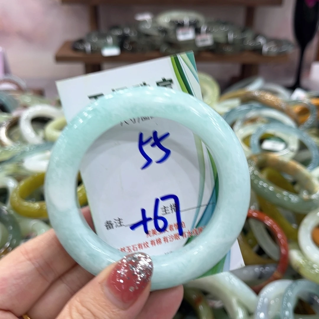 未镶嵌蛇纹石玉手镯手镯