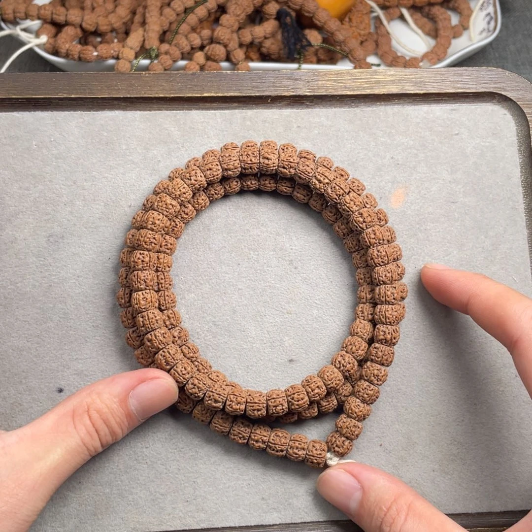 金刚菩提吊坠藏切盘龙108尺寸9+