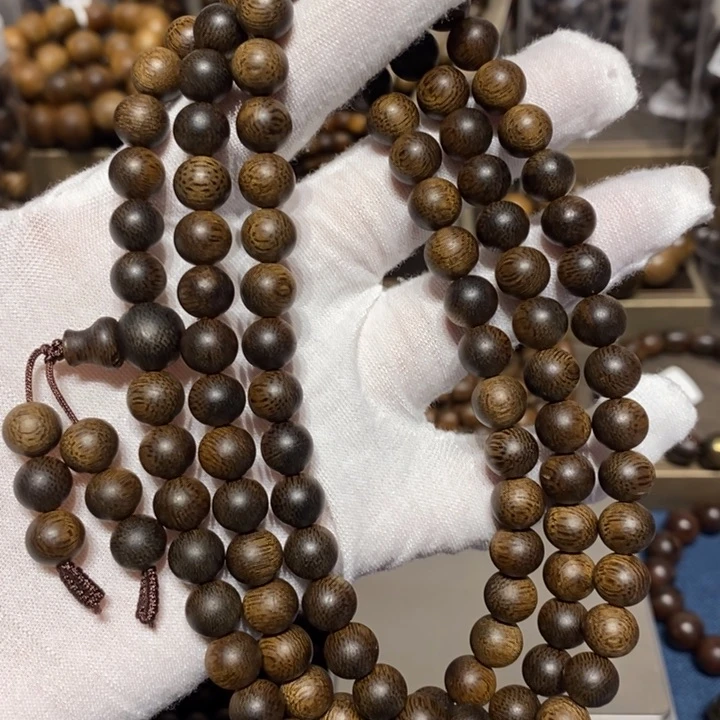 沉香手串越南白奇楠沉香