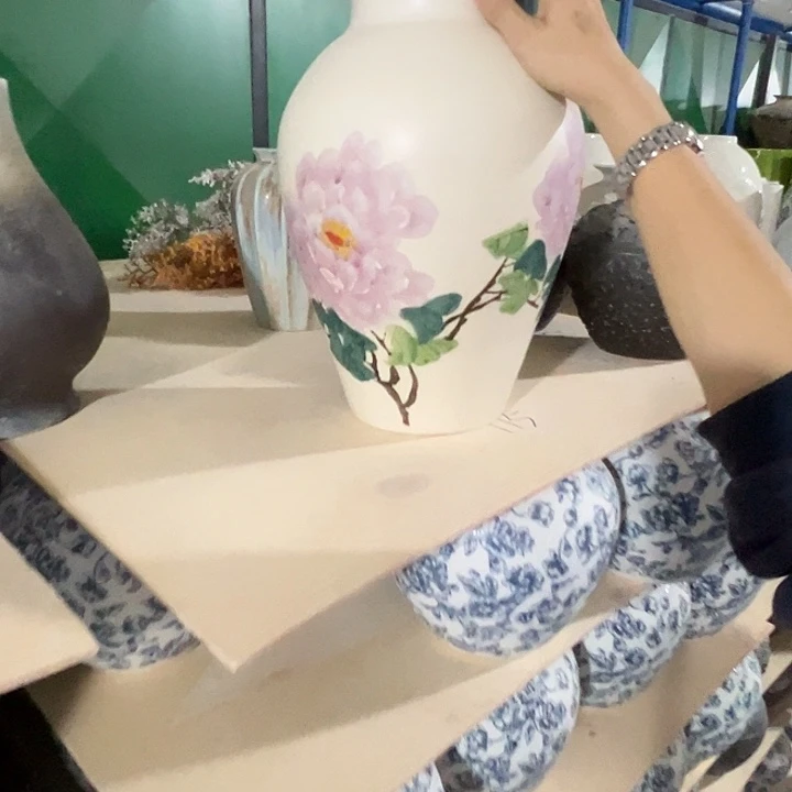 景德镇陶瓷花瓶工厂微瑕