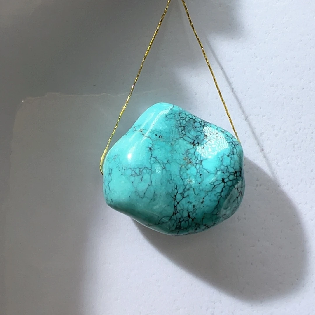 绿松石未镶嵌挂件