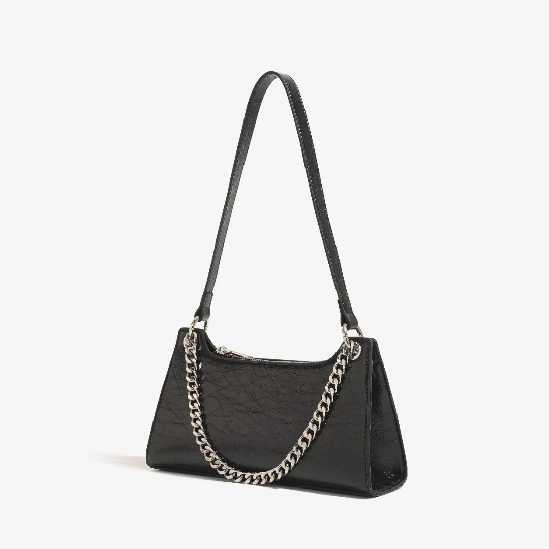 腋下链条包包女包2025新款小众设计高级感洋气女士爆款单肩斜跨包