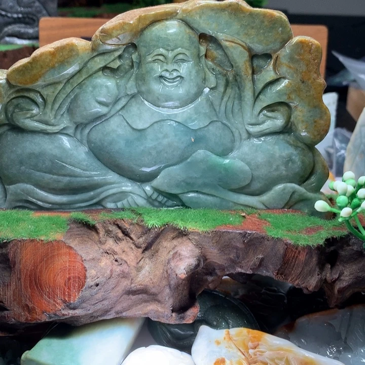 翡翠未镶嵌颈饰保真天然A货翡翠