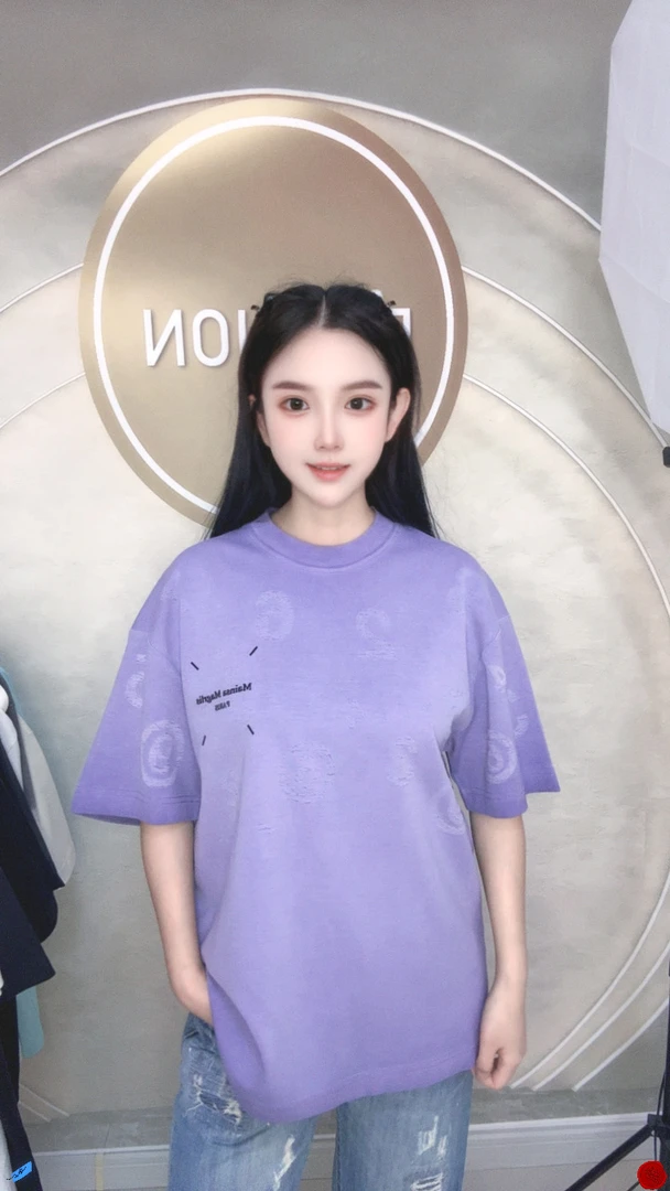 大标奢潮T恤-男女同款重磅欧货潮牌T恤夏季印花圆领纯棉时尚百搭