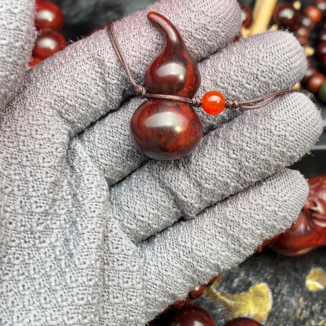 小叶紫檀手串/手链原汁原味葫芦