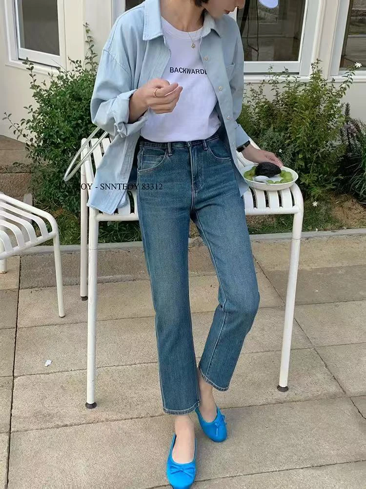 代嘉儿森调83312春款显瘦烟管裤