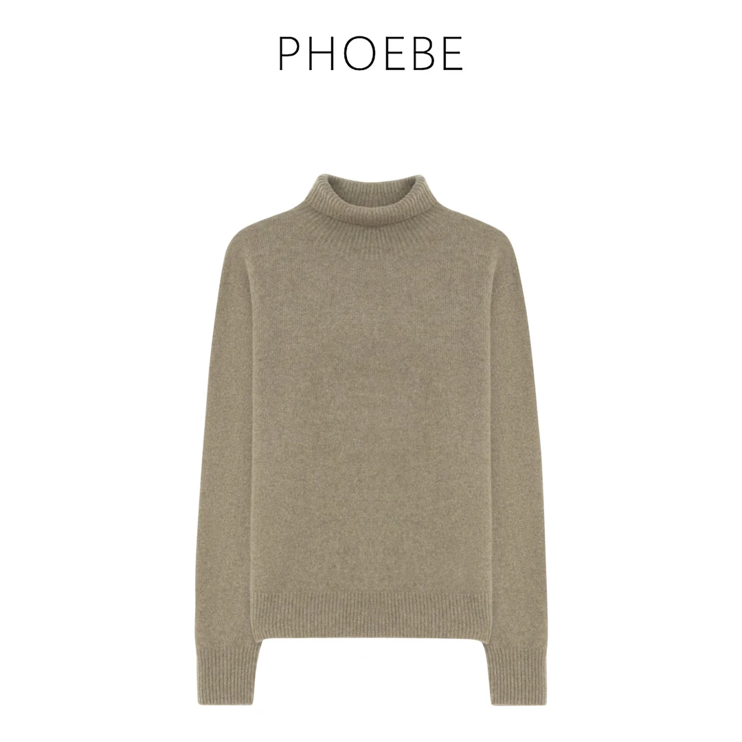 惊喜【开心毛衣高领】PHOEBE叶姐  秋冬时尚高领毛衣H401040130C