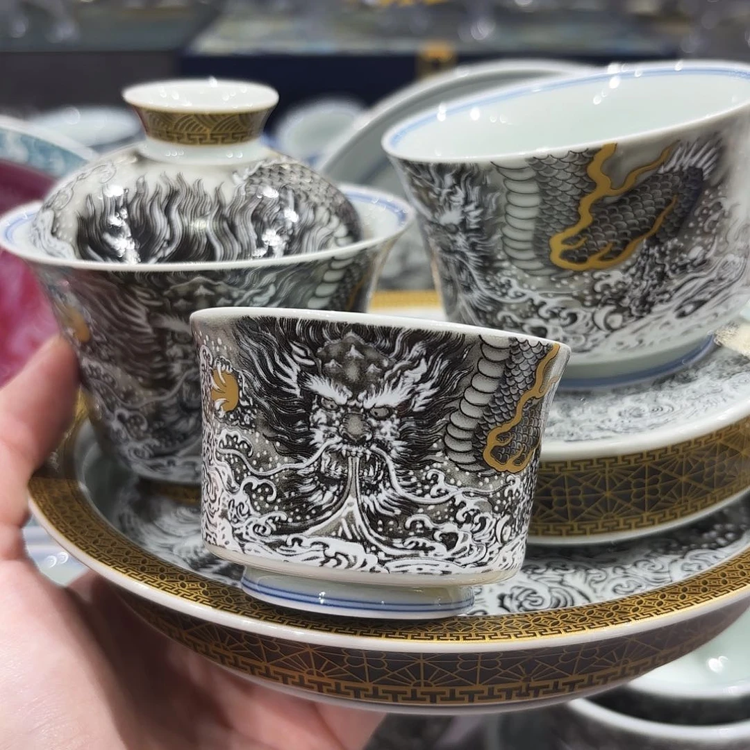 瓷片景德镇瓷器艺术半手