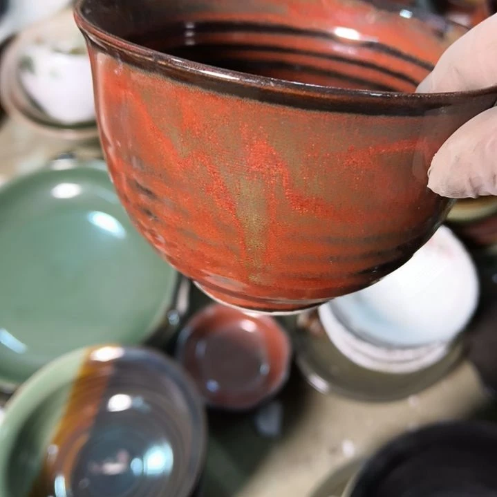 瓷片磁州窑五厂盘碗壶杯有瑕疵