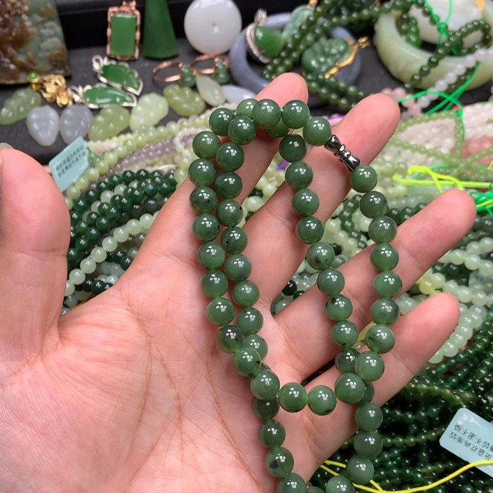和田玉未镶嵌手链24