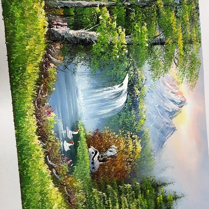 油画恭喜嘻嘻仔仔细细