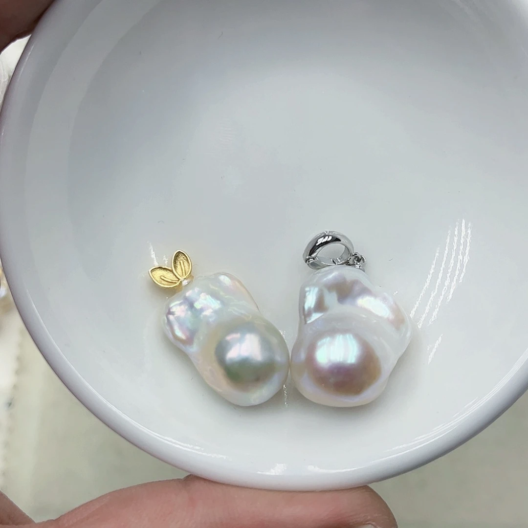 淡水珍珠吊坠(不含链)未镶嵌是**呀01