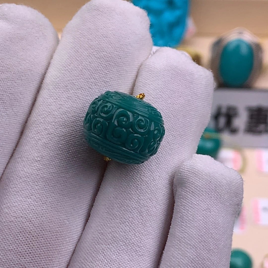 绿松石珠宝奇石未镶嵌14.7