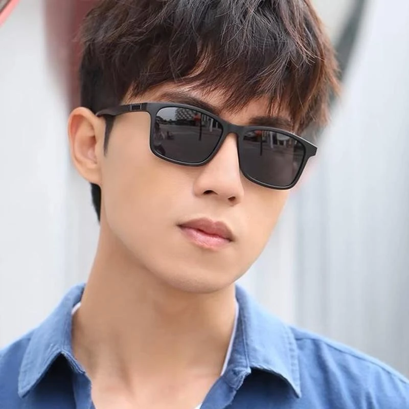 2025新款方形偏光太阳镜男款网红时尚开车钓鱼眼镜防紫外线墨镜女