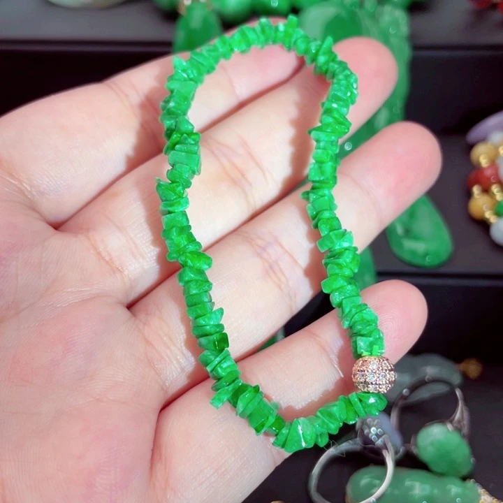 翡翠未镶嵌手串手串
