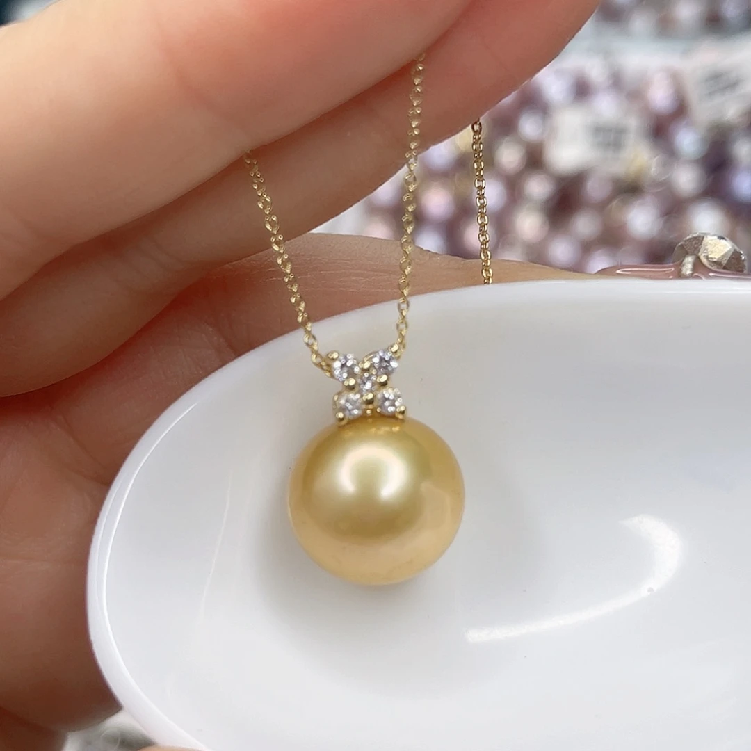 淡水珍珠合金吊坠(赠链)