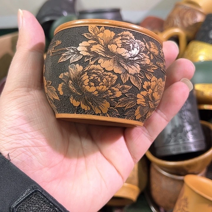 茶杯紫砂全手工紫砂主人杯