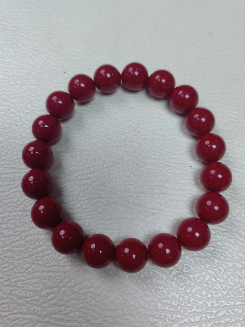 含辰砂工艺品辰砂朱砂手串红晶粉砂1.0