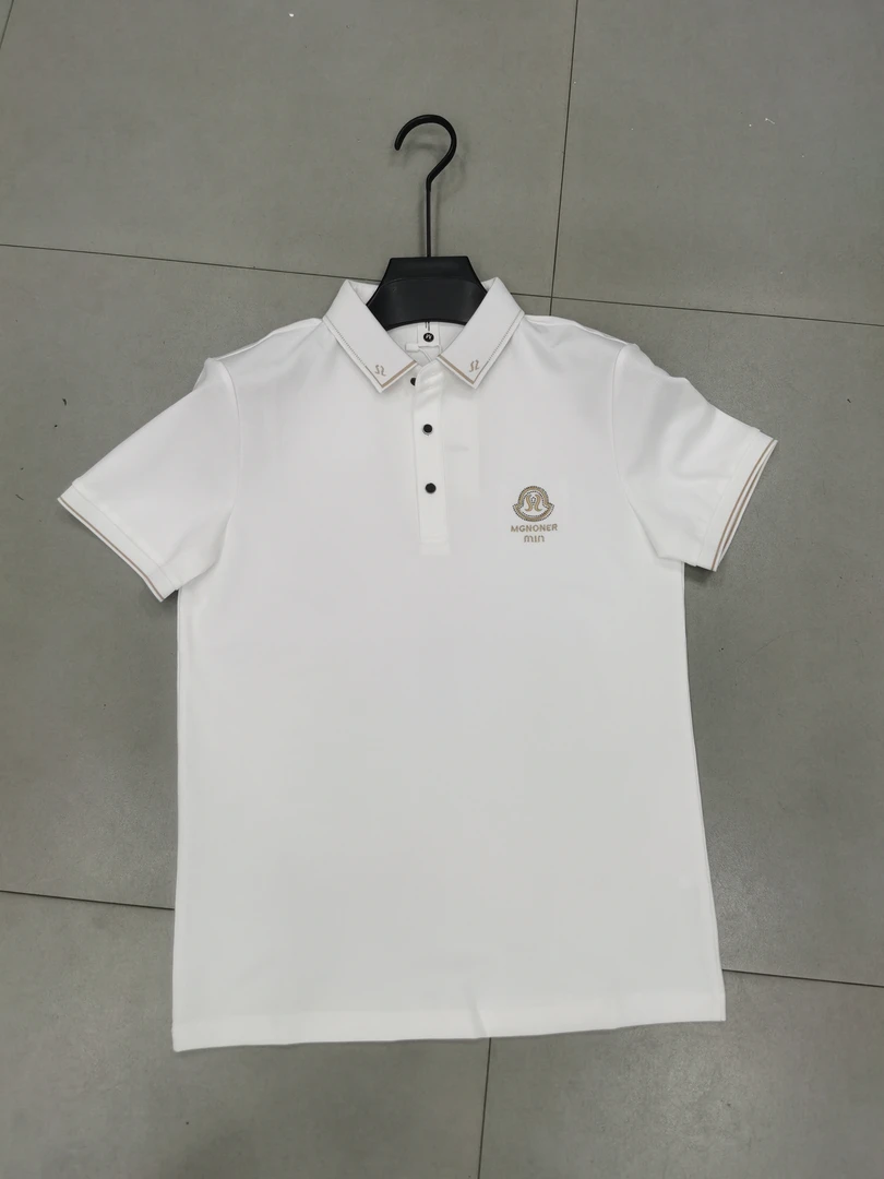 短袖常规款Polo衫柔软透气POLO衫合体型流苏刺绣常规