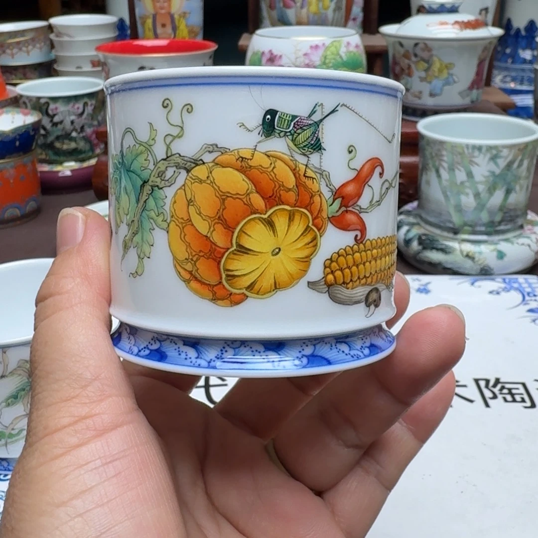 景德镇手工手绘展示