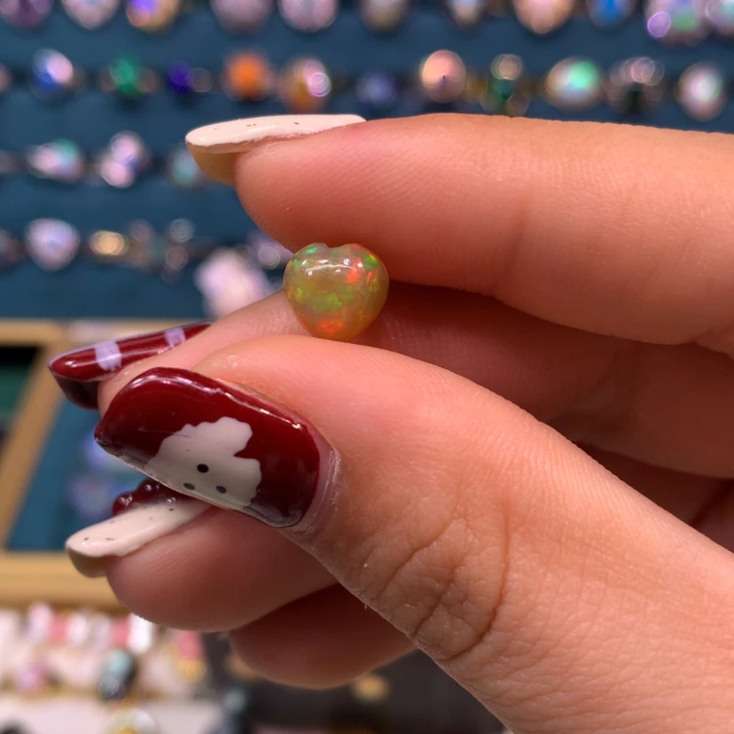 【闪购商品】欧泊裸石定制银S925镶嵌白*