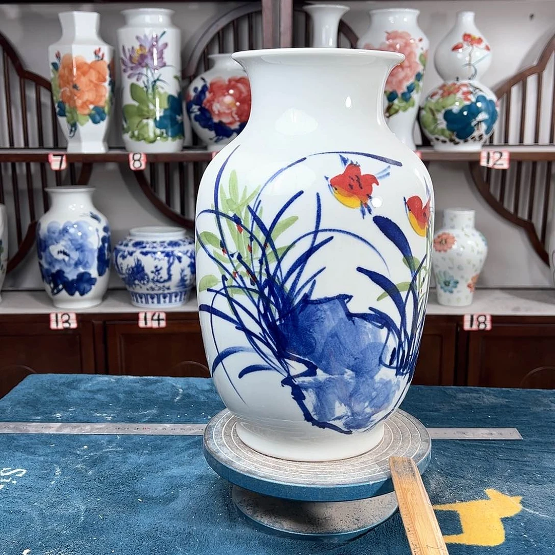 摆件景德镇陶瓷大冬玉