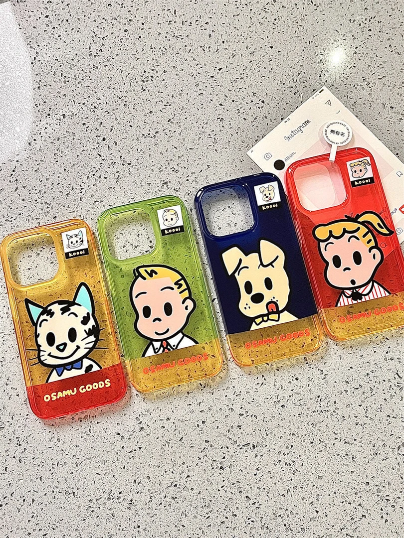 红黄猫猫适用苹果16/15手机壳iphone13pro12女14小米oppo华为vivo