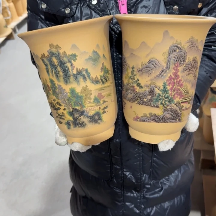 紫砂花盆包邮包破损