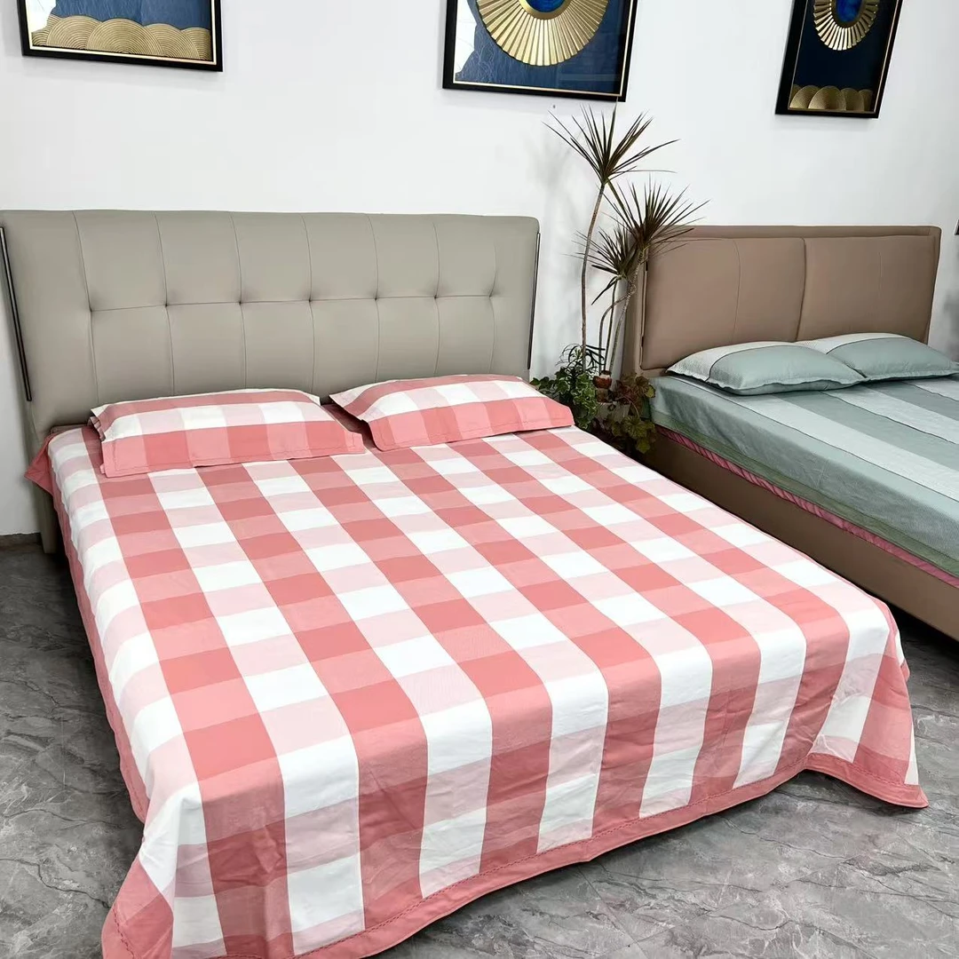 （尚尚）2025年新款全棉老式手织老粗布床单手工加厚成品床单加包边