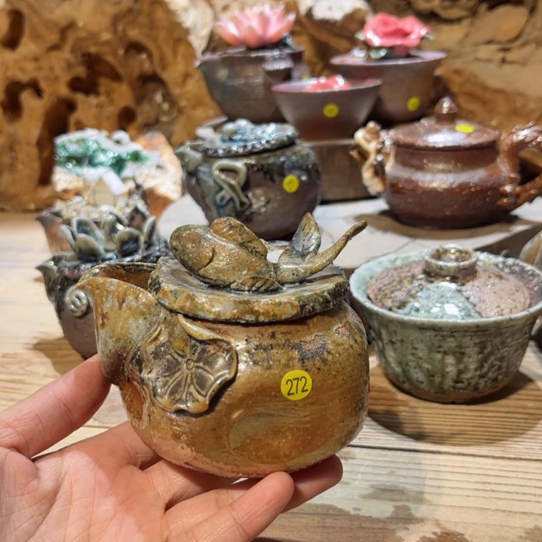 【闪购商品】柴烧茶具纯手工宝瓶272