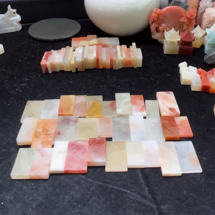 老挝石30片小小牌子老挝石