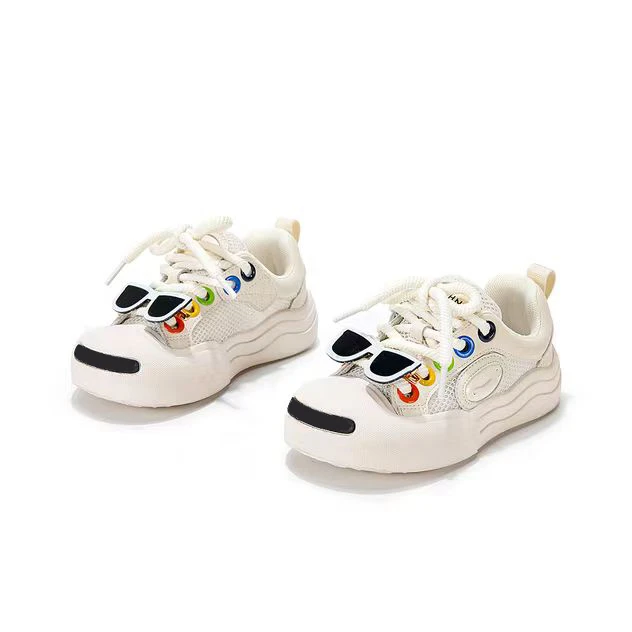 女童鞋子新款春秋运动网面中大童透气板鞋131097