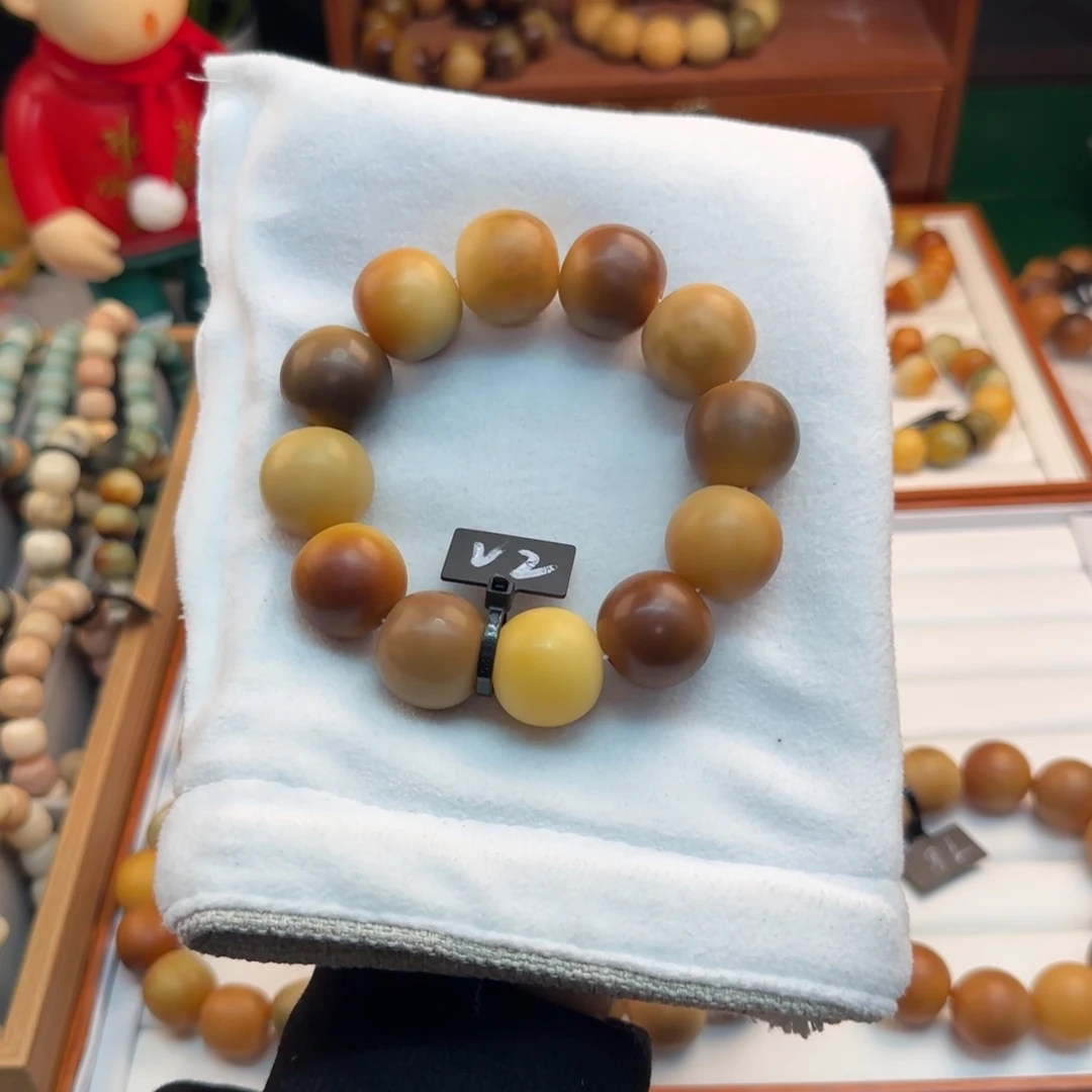 菩提根/象牙果手串卡23干磨苹果微瑕2