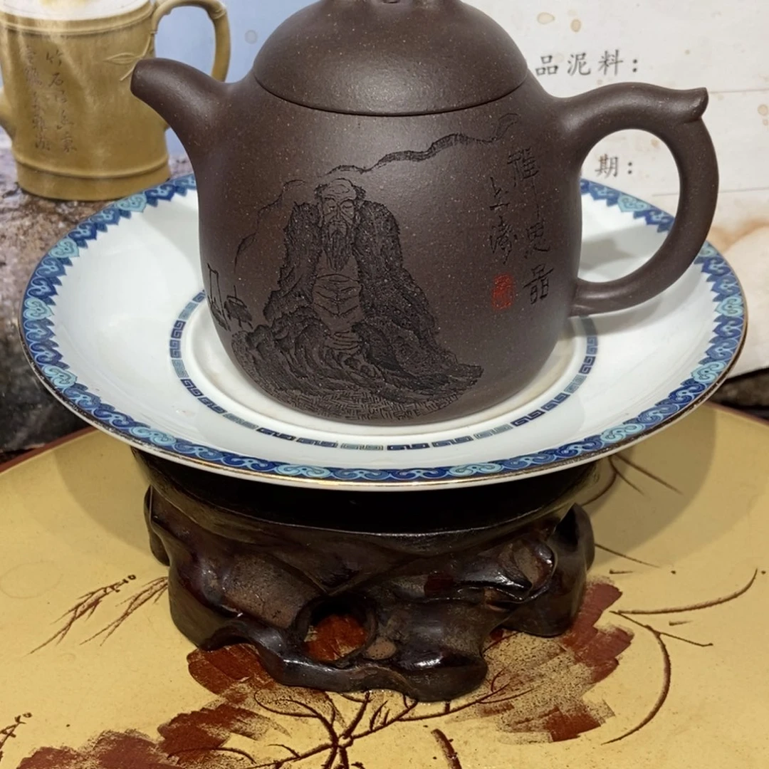 用***2紫砂茶壶容量宜兴紫砂壶