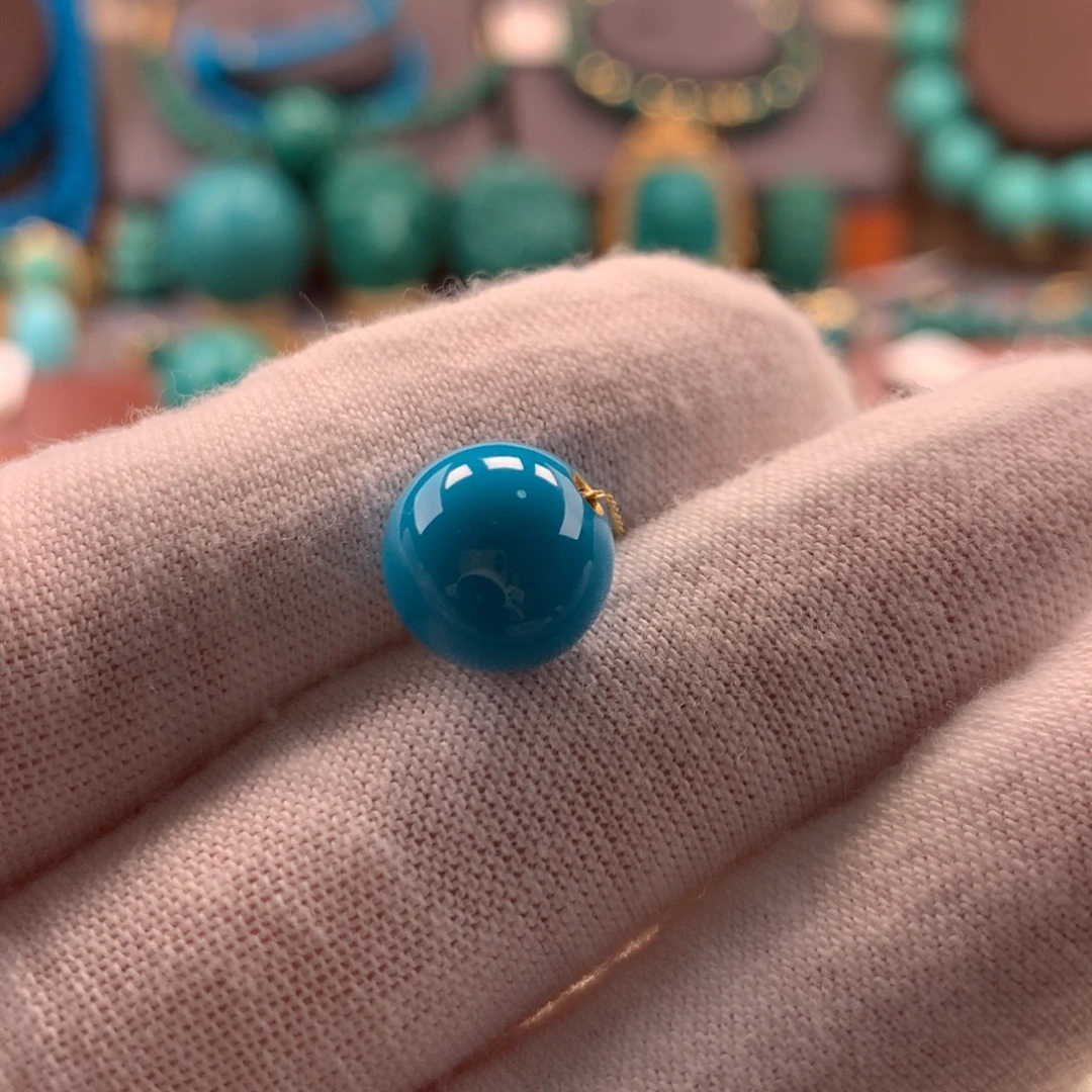 未镶嵌绿松石挂件10.5m