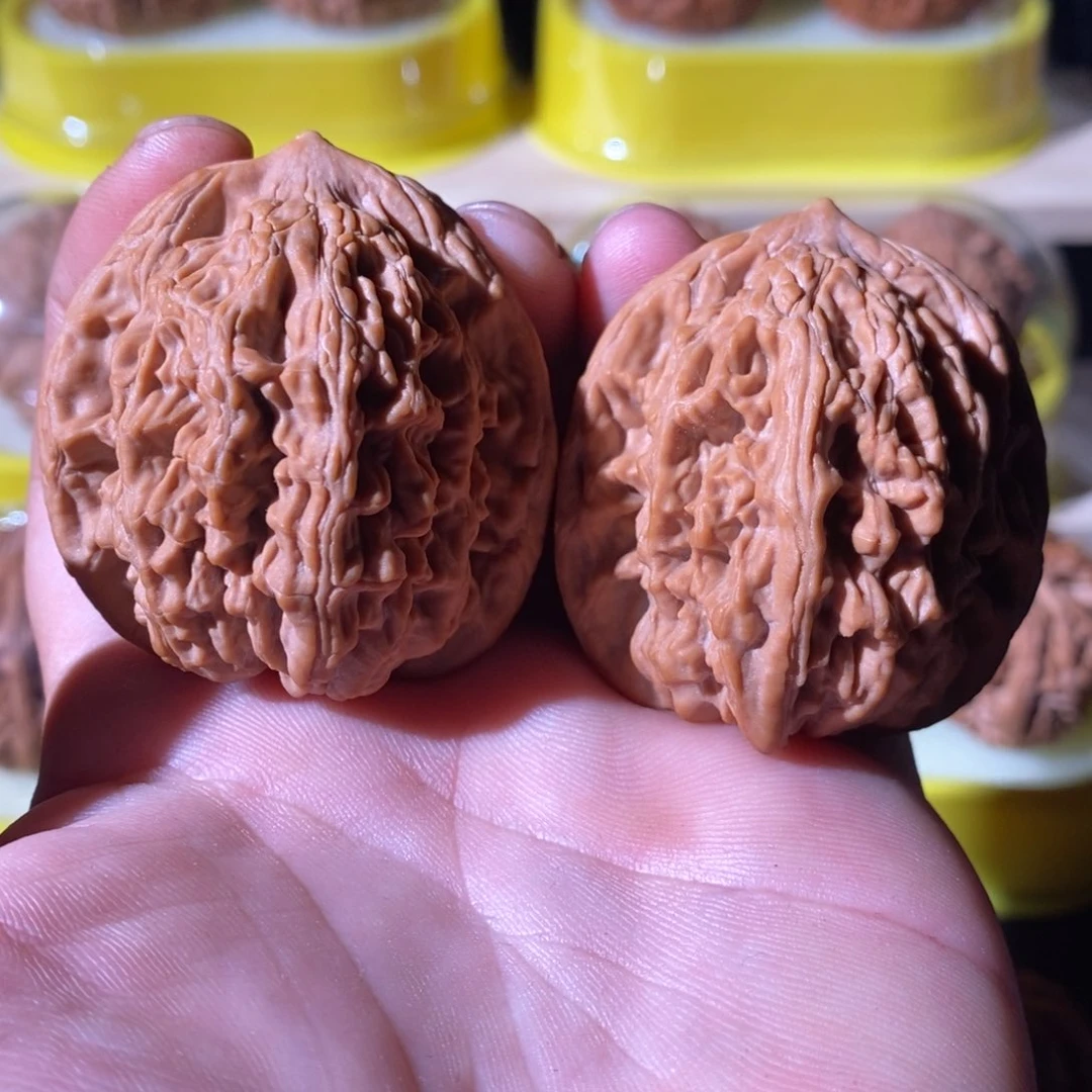 吊坠文玩核桃42虎头