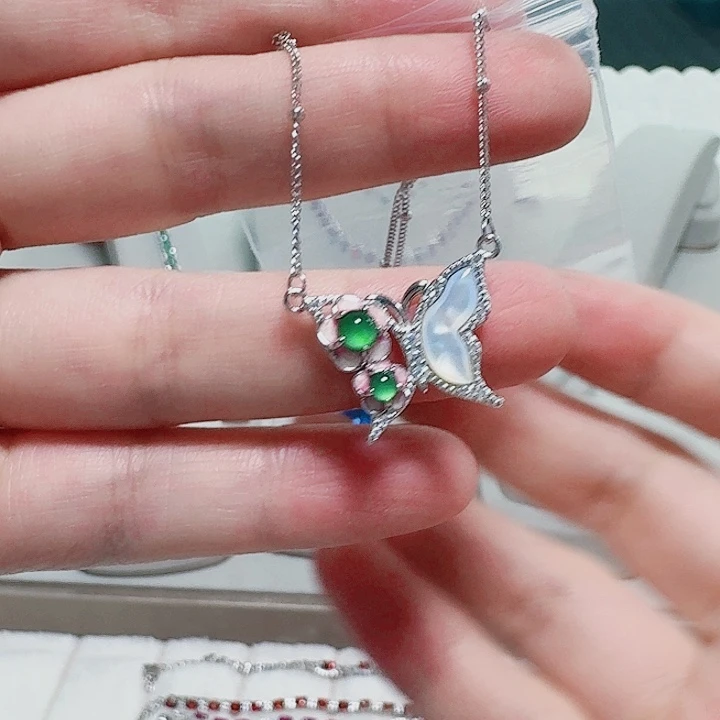 吊坠925银合成立方氧化锆