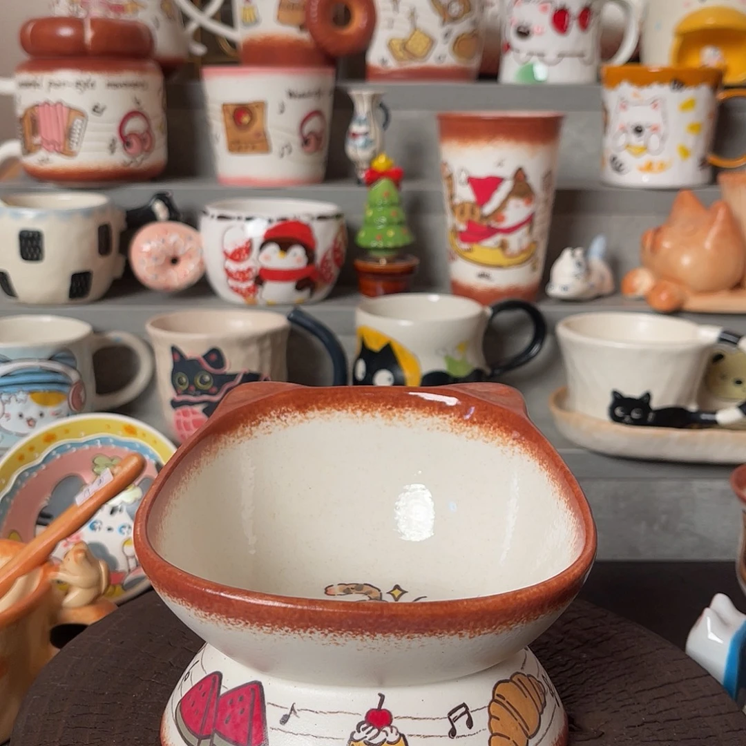 景德镇陶瓷可爱手绘杯